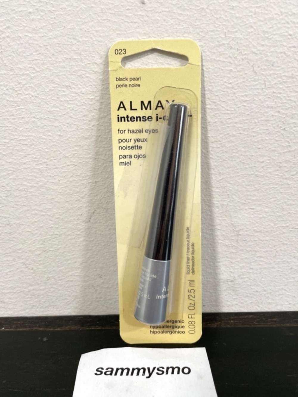 Almay Intense i-Color Liquid Liner 023 Black Pearl for Hazel Eyes 0.08 oz